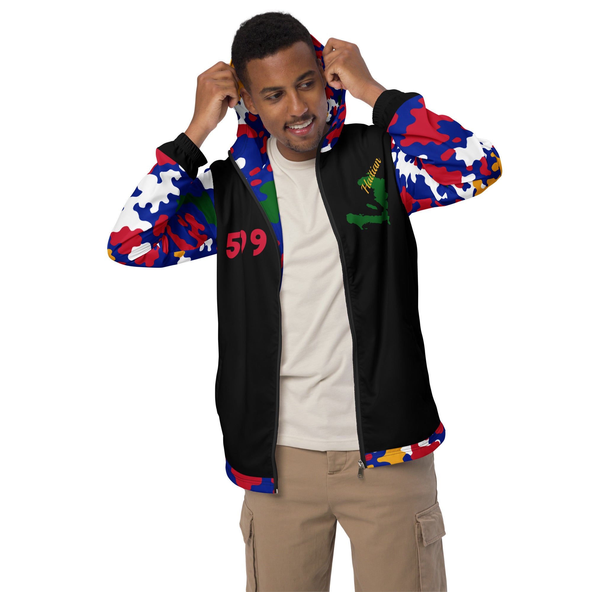 Fetren CAMO Jacket (Haiti Black)-Fete Massive