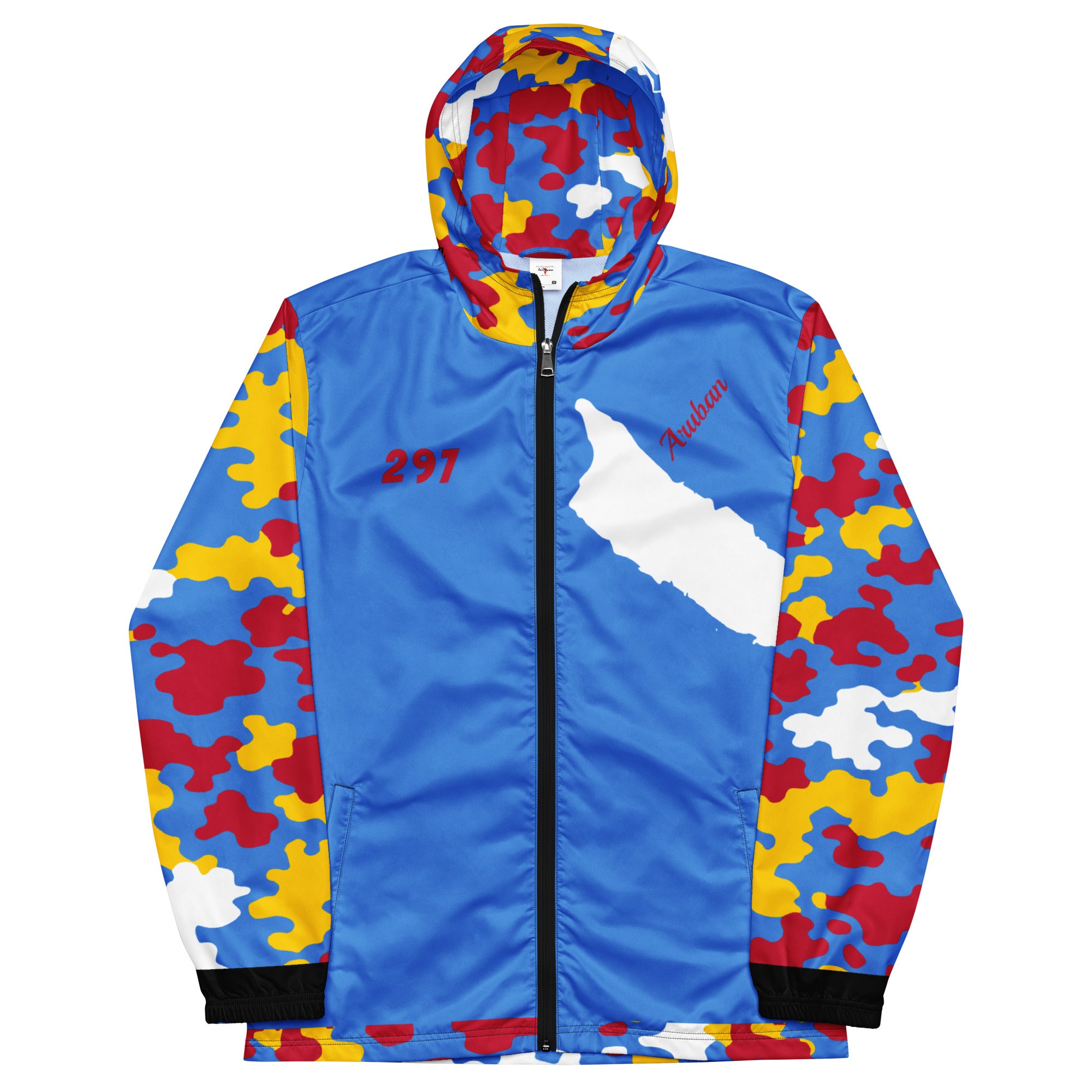 Fetren CAMO Jacket (Aruba Blue)-Fete Massive