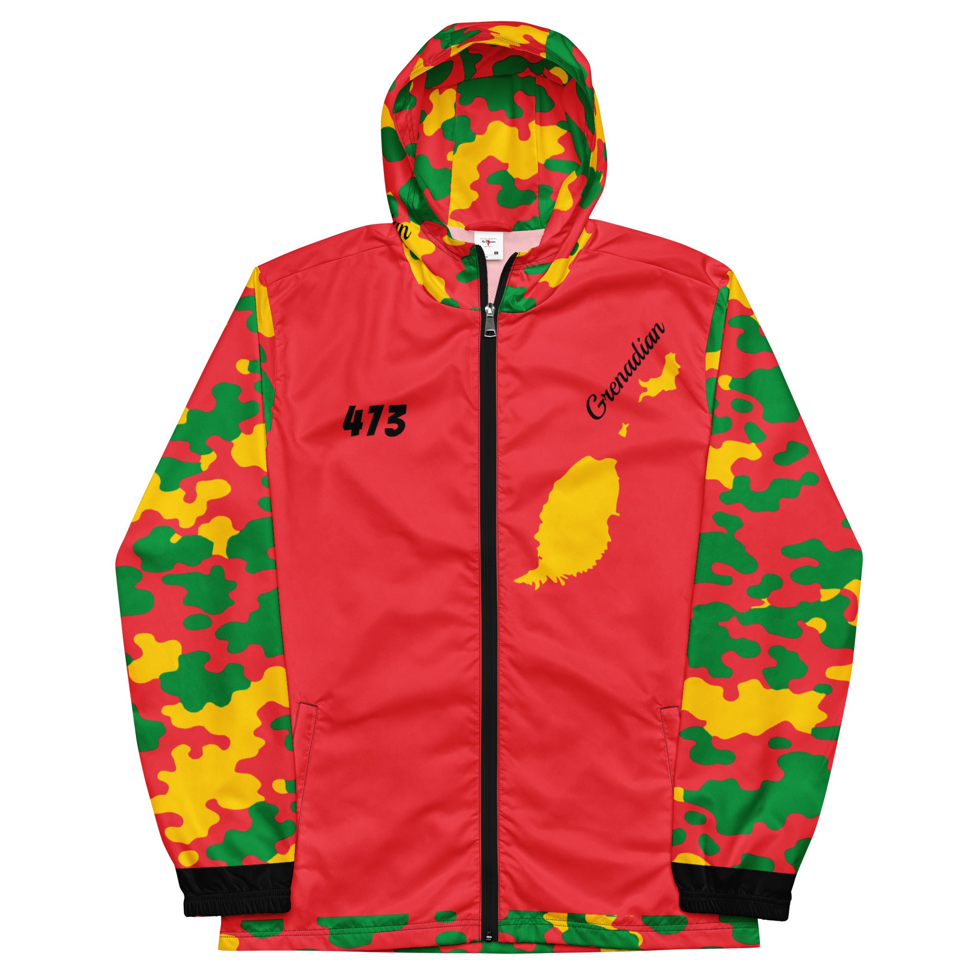 Fetren CAMO Jacket (Grenada Red)-Fete Massive