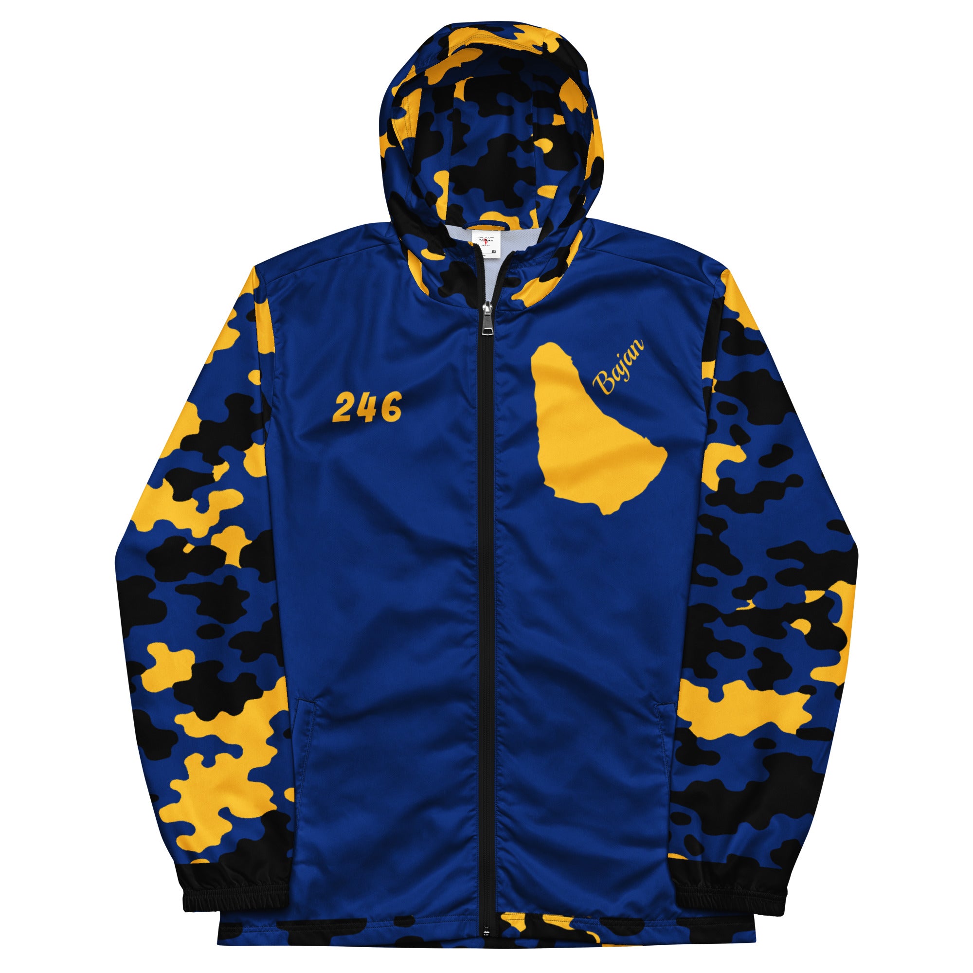 Fetren CAMO Jacket (Barbados Blue)-Fete Massive