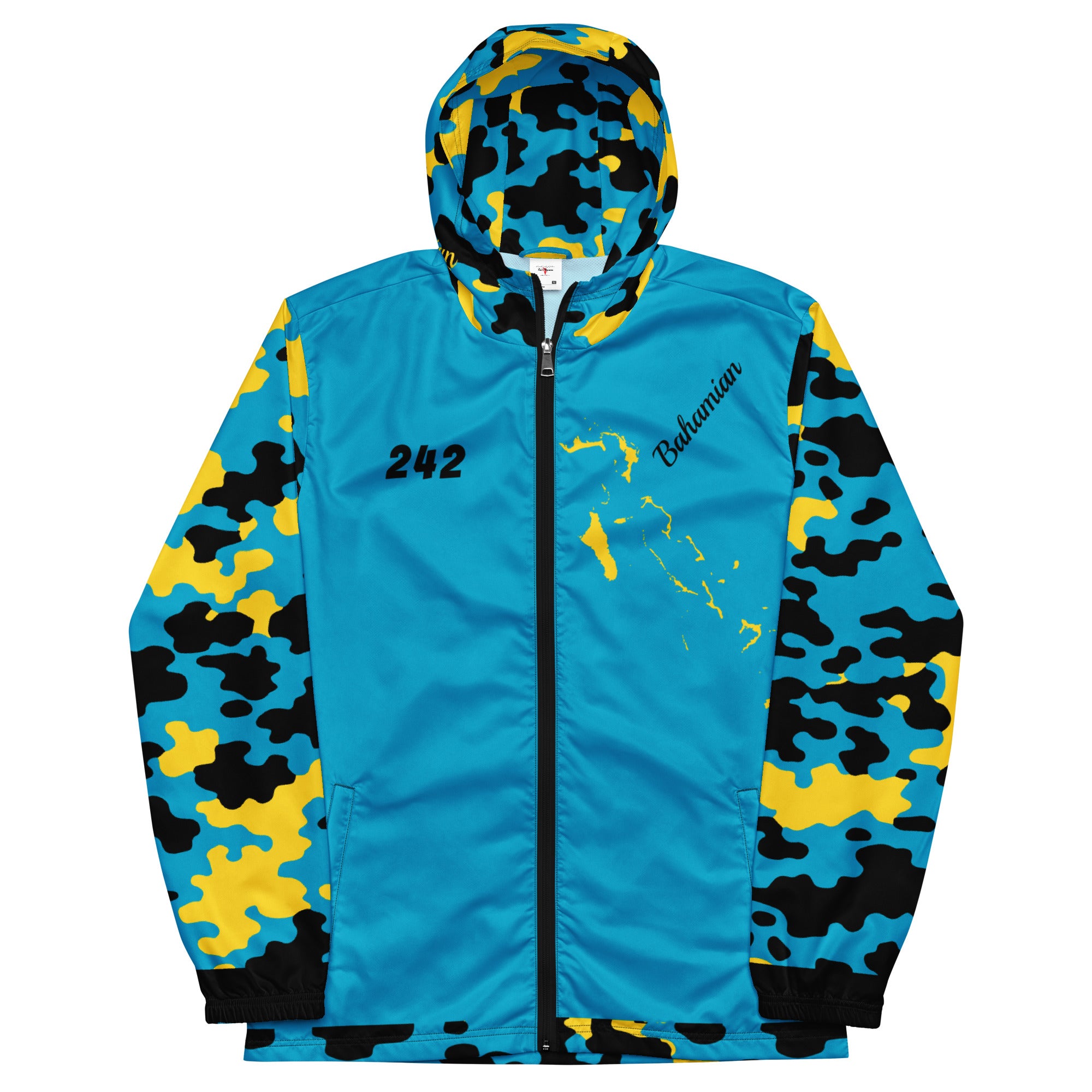 Fetren CAMO Jacket (Bahamas Blue)-Fete Massive