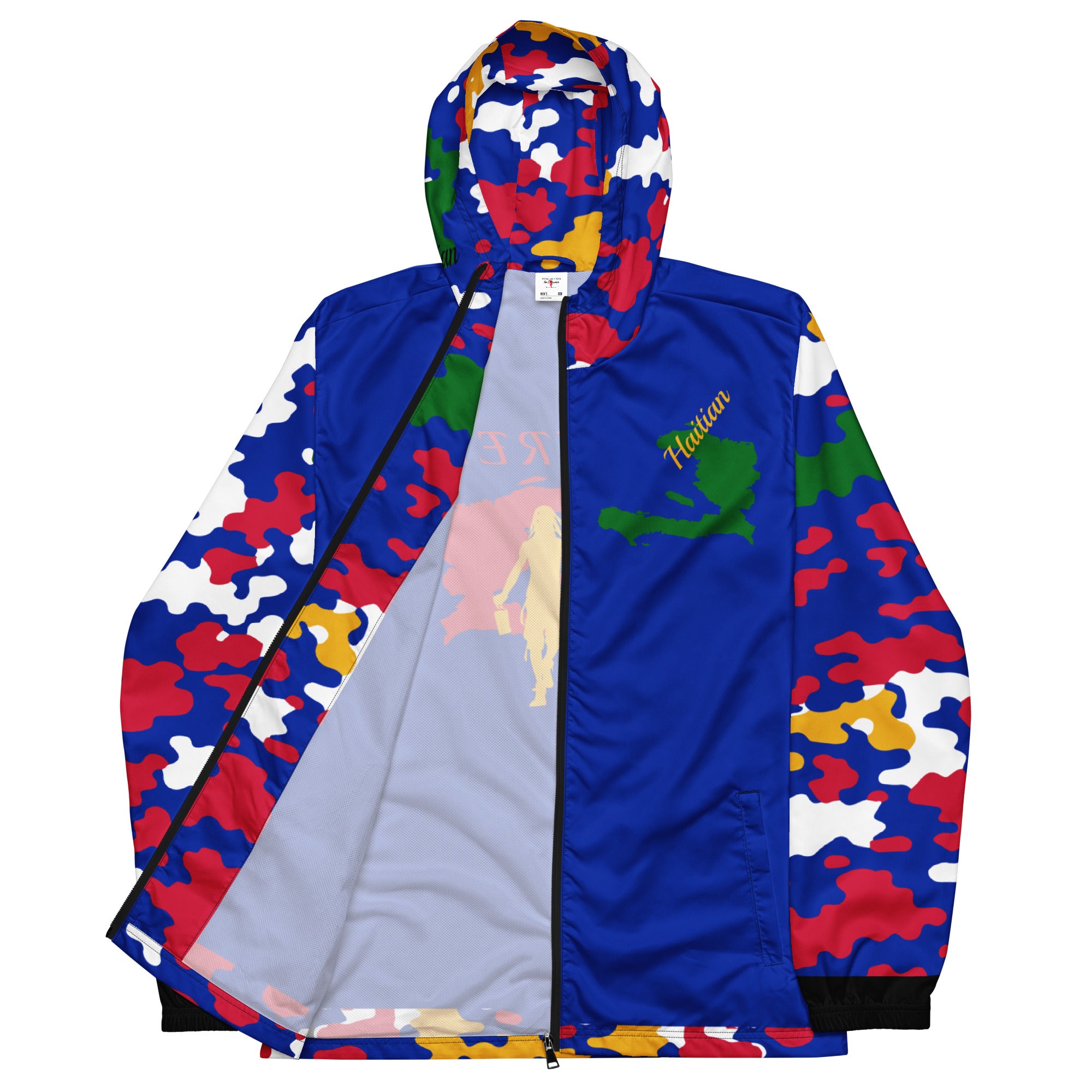 Fetren CAMO Jacket (Haiti Blue)-Fete Massive