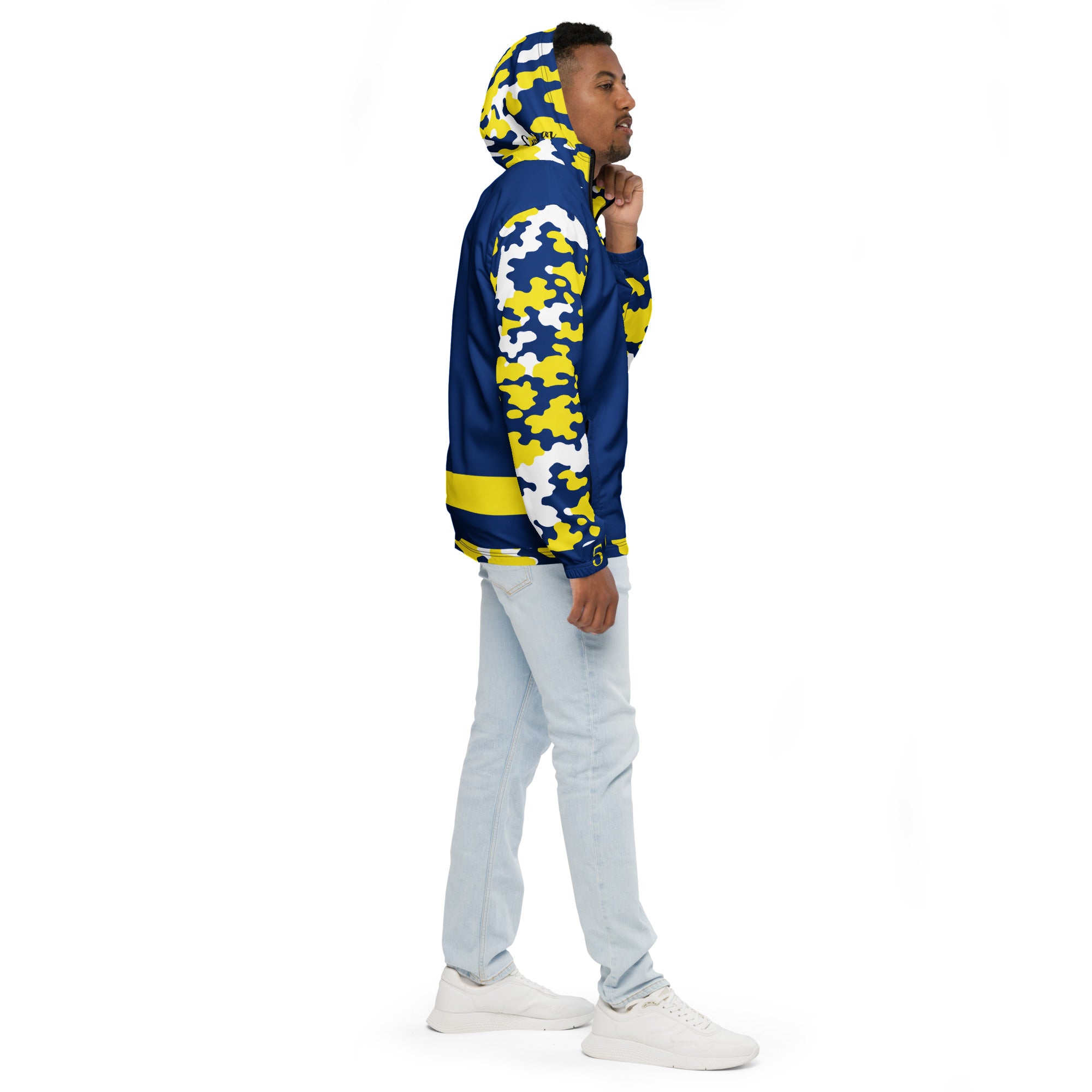 Fetren CAMO Jacket (Curacao Blue)-Fete Massive