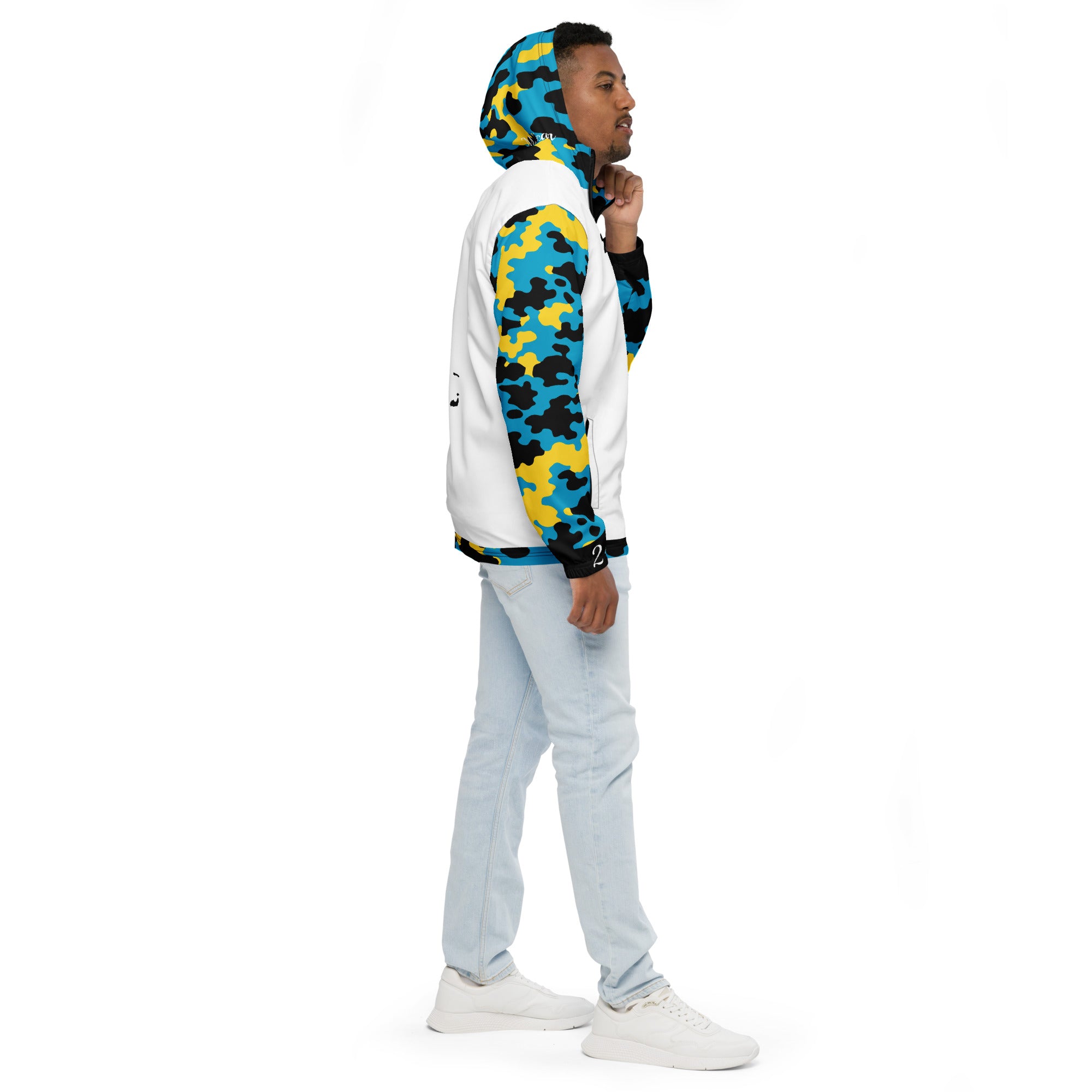 Fetren CAMO Jacket (Bahamas White)-Fete Massive