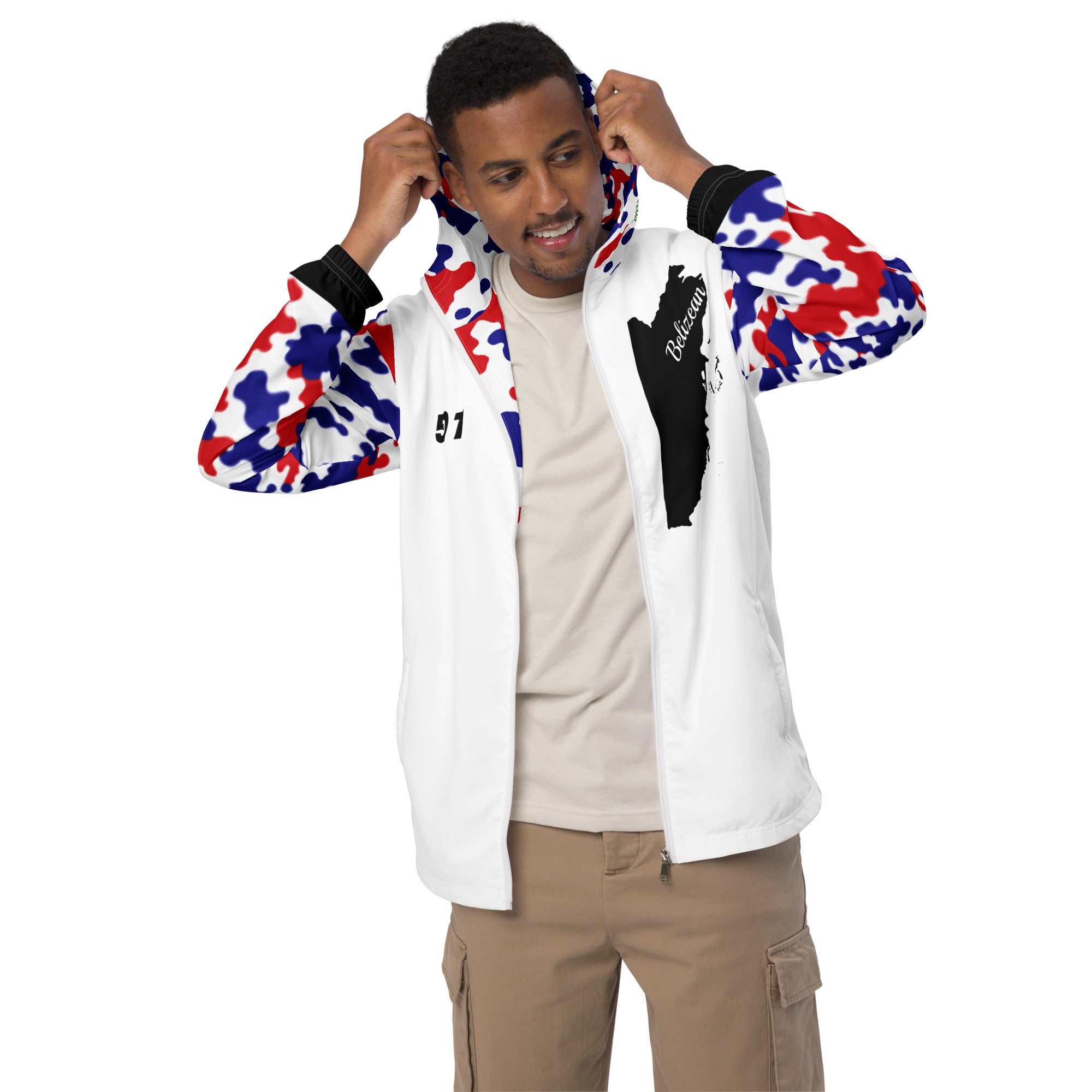 Fetren CAMO (Belize White) Jacket-Fete Massive