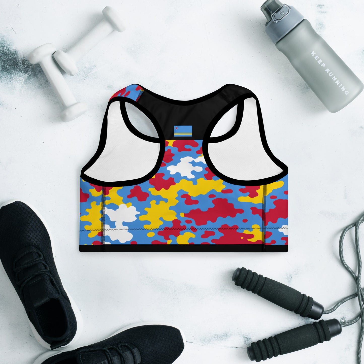 Aruba CAMO Padded Sports Bra