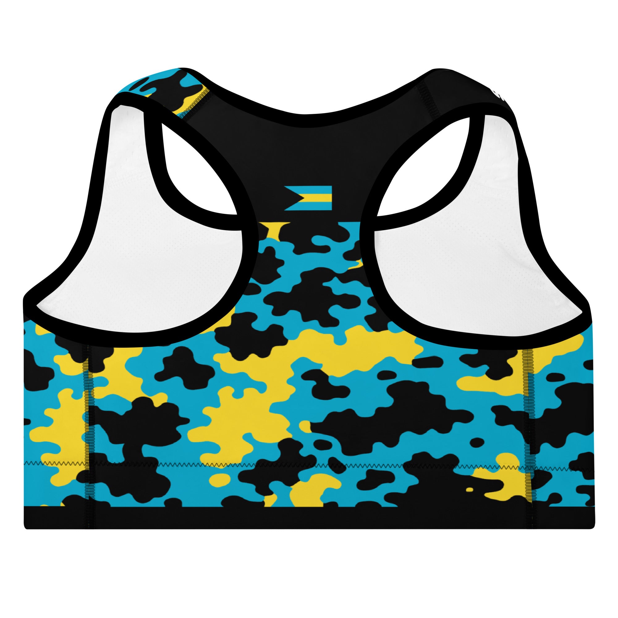 Bahamas CAMO Padded Sports Bra-Fete Massive