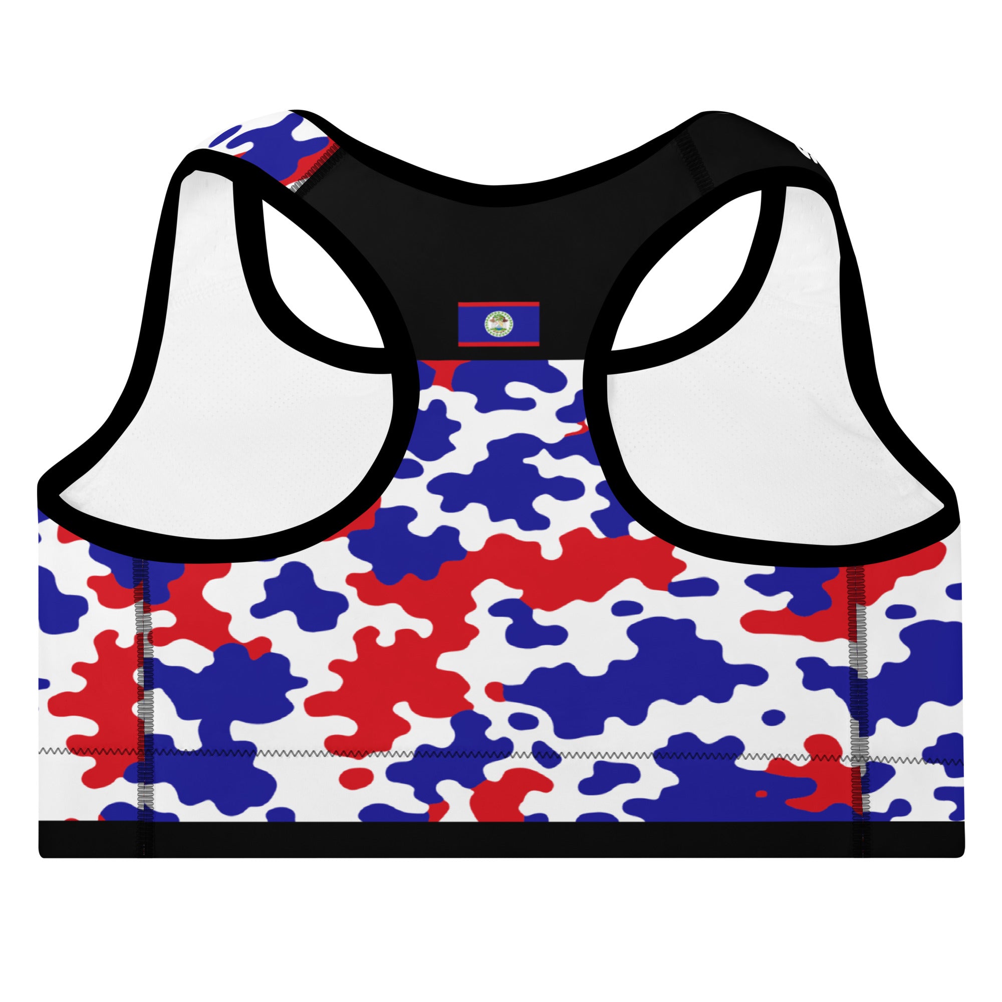 Belize CAMO Padded Sports Bra-Fete Massive