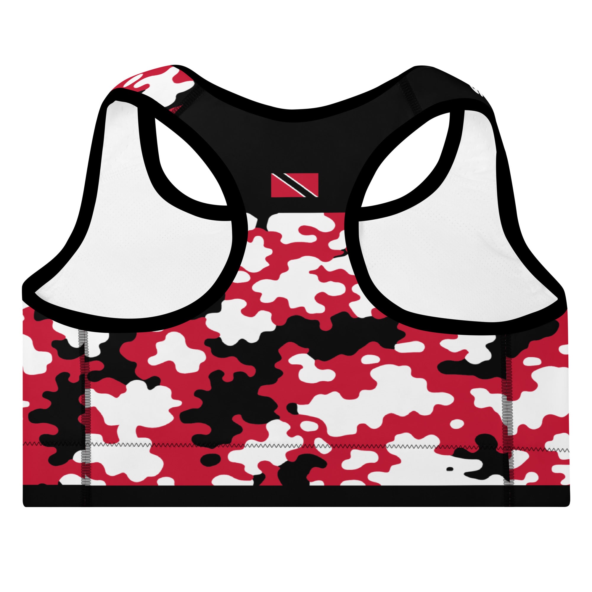 Trinidad CAMO Padded Sports Bra-Fete Massive