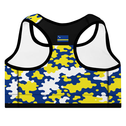 Curacao CAMO Padded Sports Bra