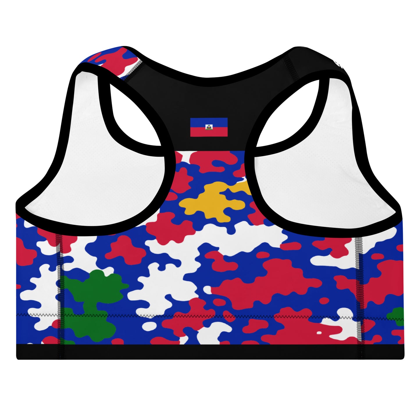 Haiti CAMO Padded Sports Bra