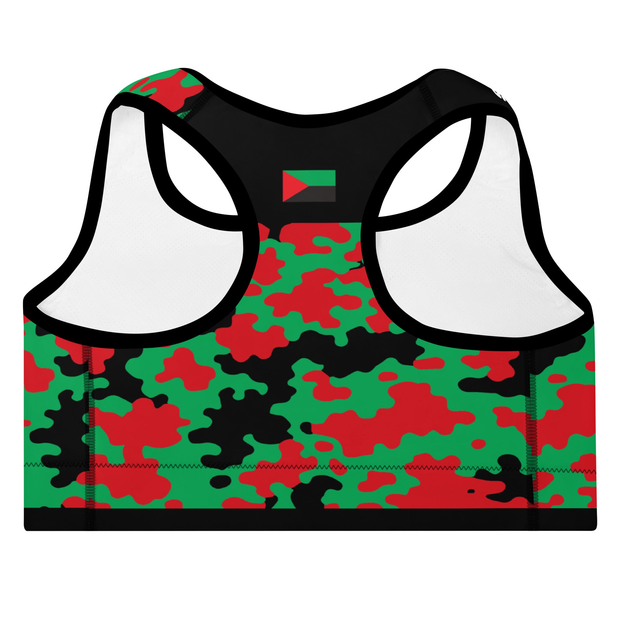 Martinique CAMO Padded Sports Bra-Fete Massive