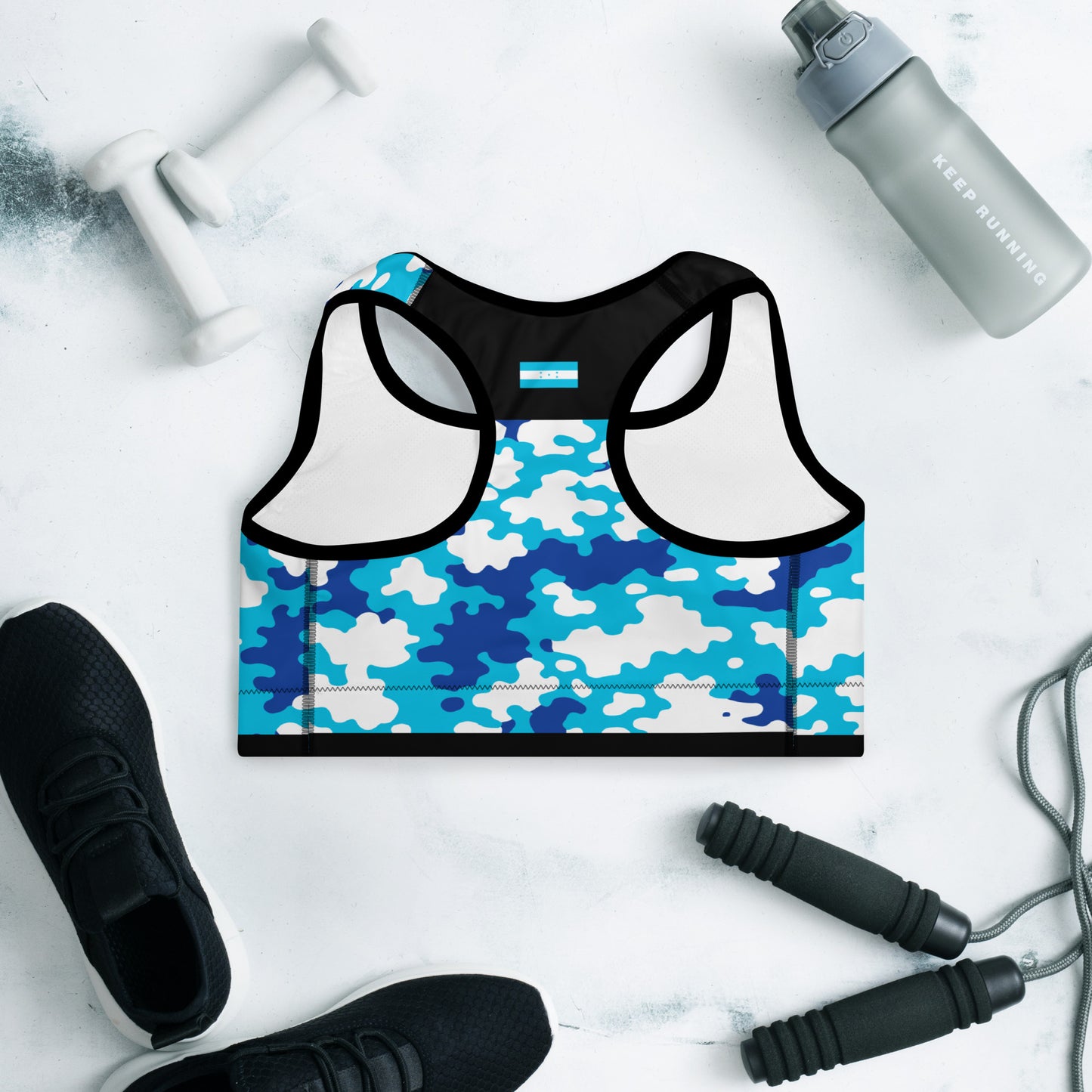 Rotan Honduras CAMO Padded Sports Bra