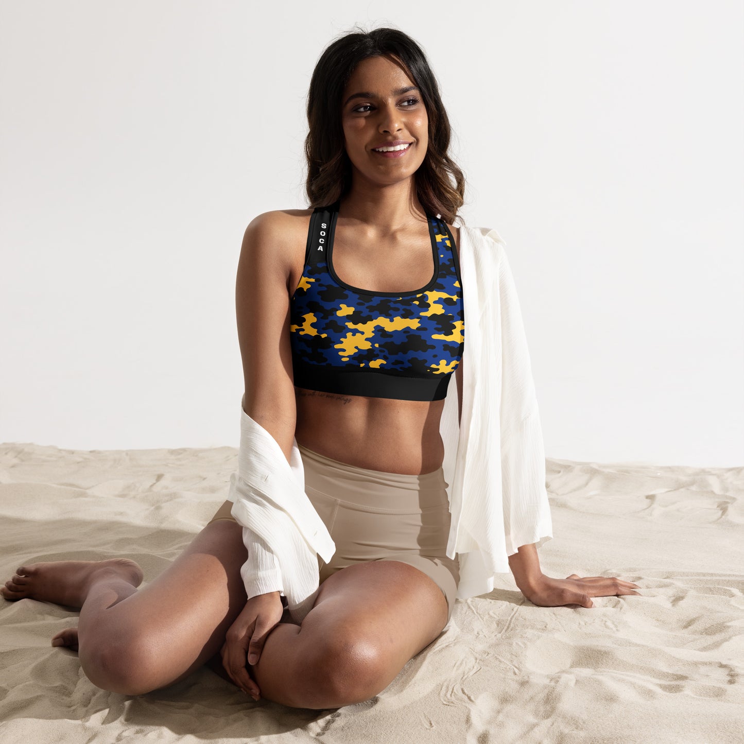 Barbados CAMO Padded Sports Bra