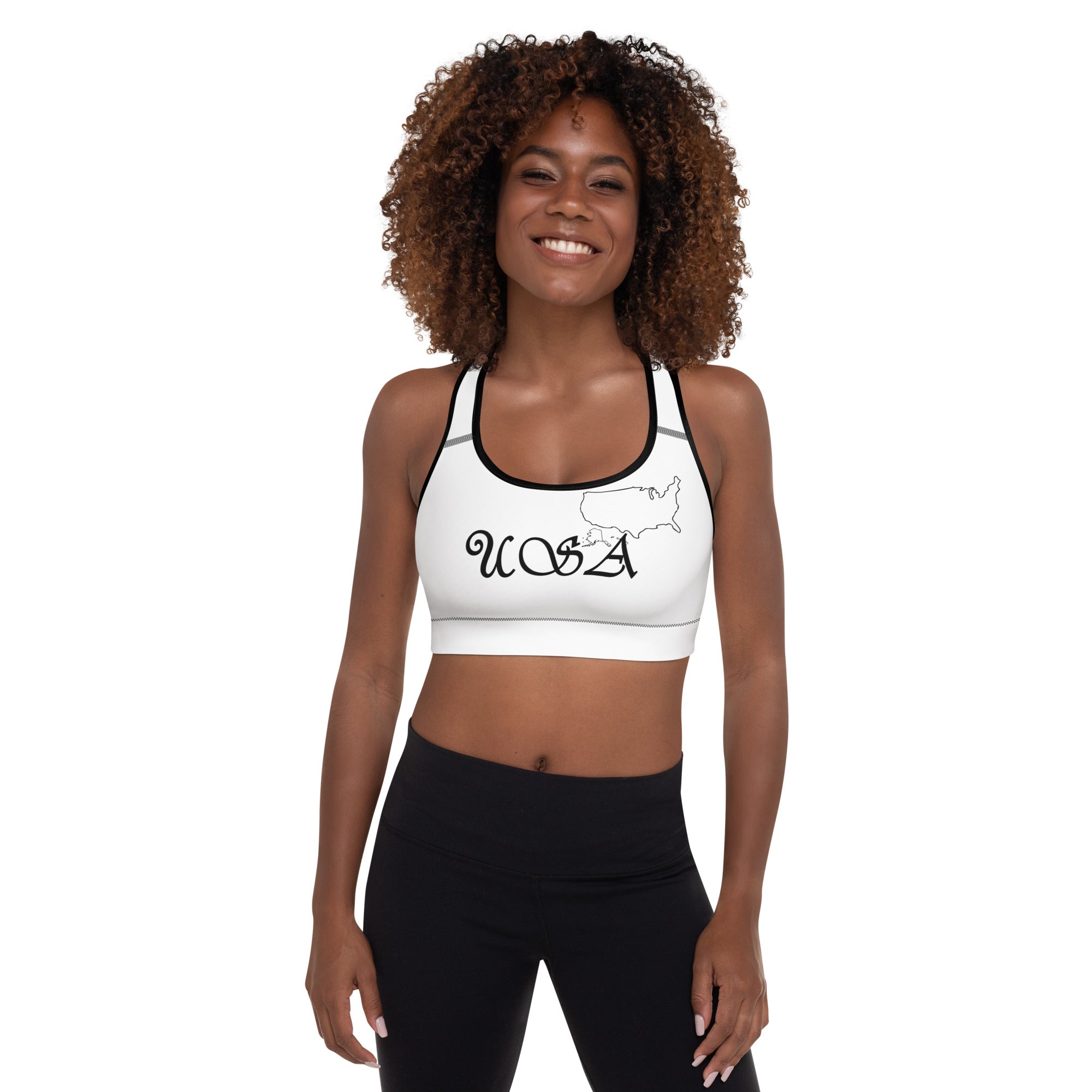 Represent USA Padded Sports Bra-Fete Massive