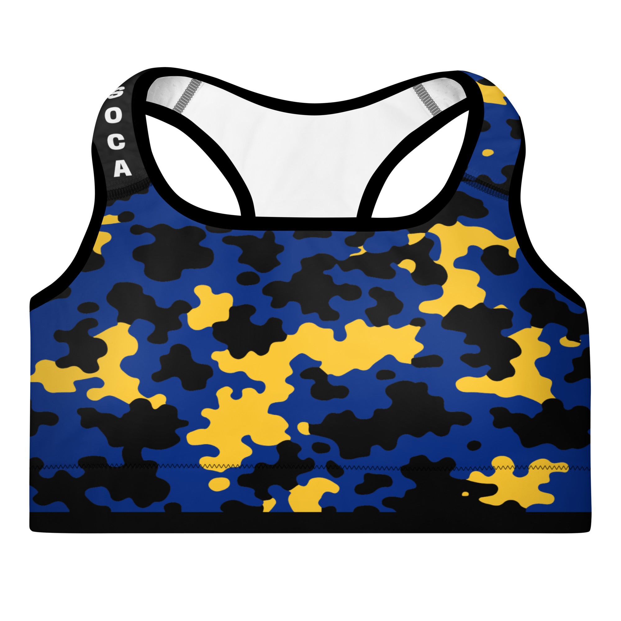 Barbados CAMO Padded Sports Bra-Fete Massive