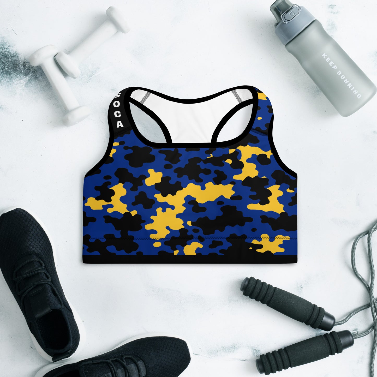 Barbados CAMO Padded Sports Bra