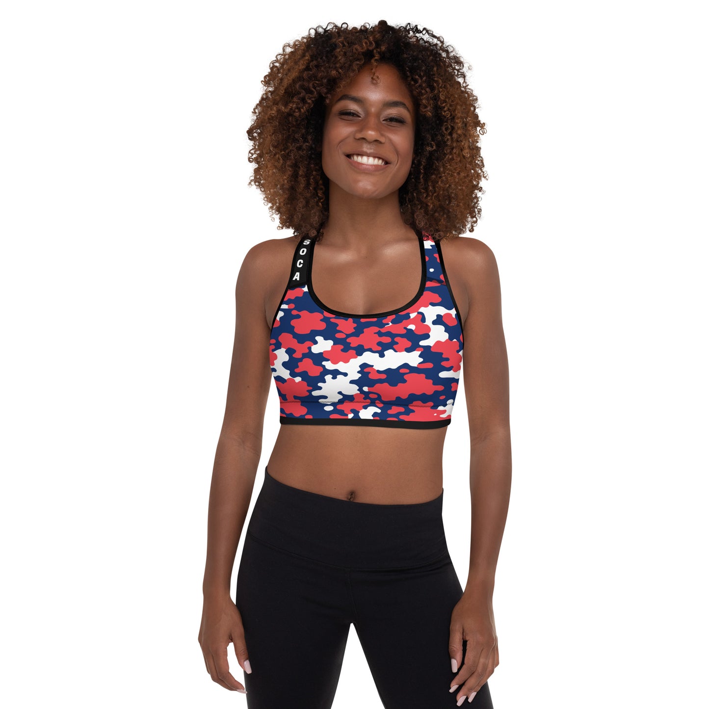 Cayman Islands CAMO Padded Sports Bra