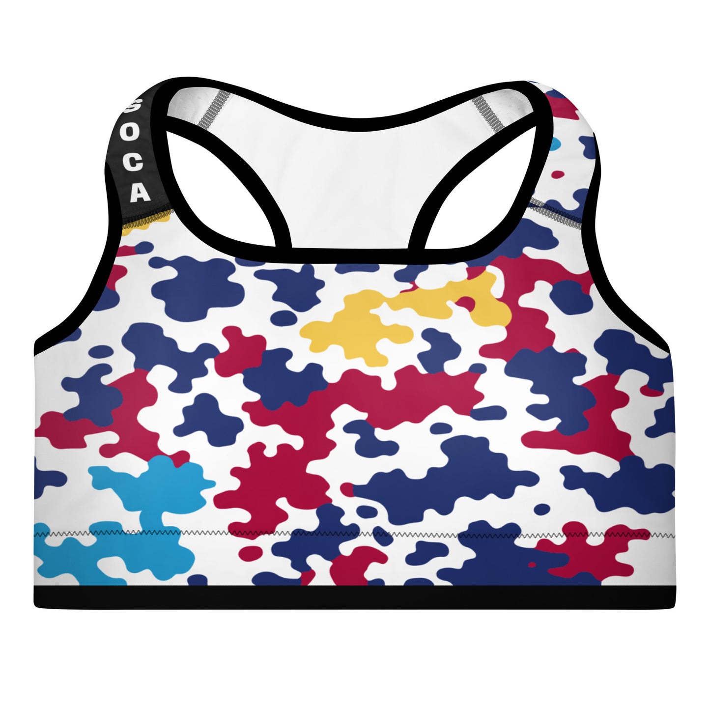 Virgin Islands CAMO Padded Sports Bra