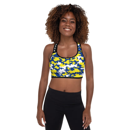 Curacao CAMO Padded Sports Bra