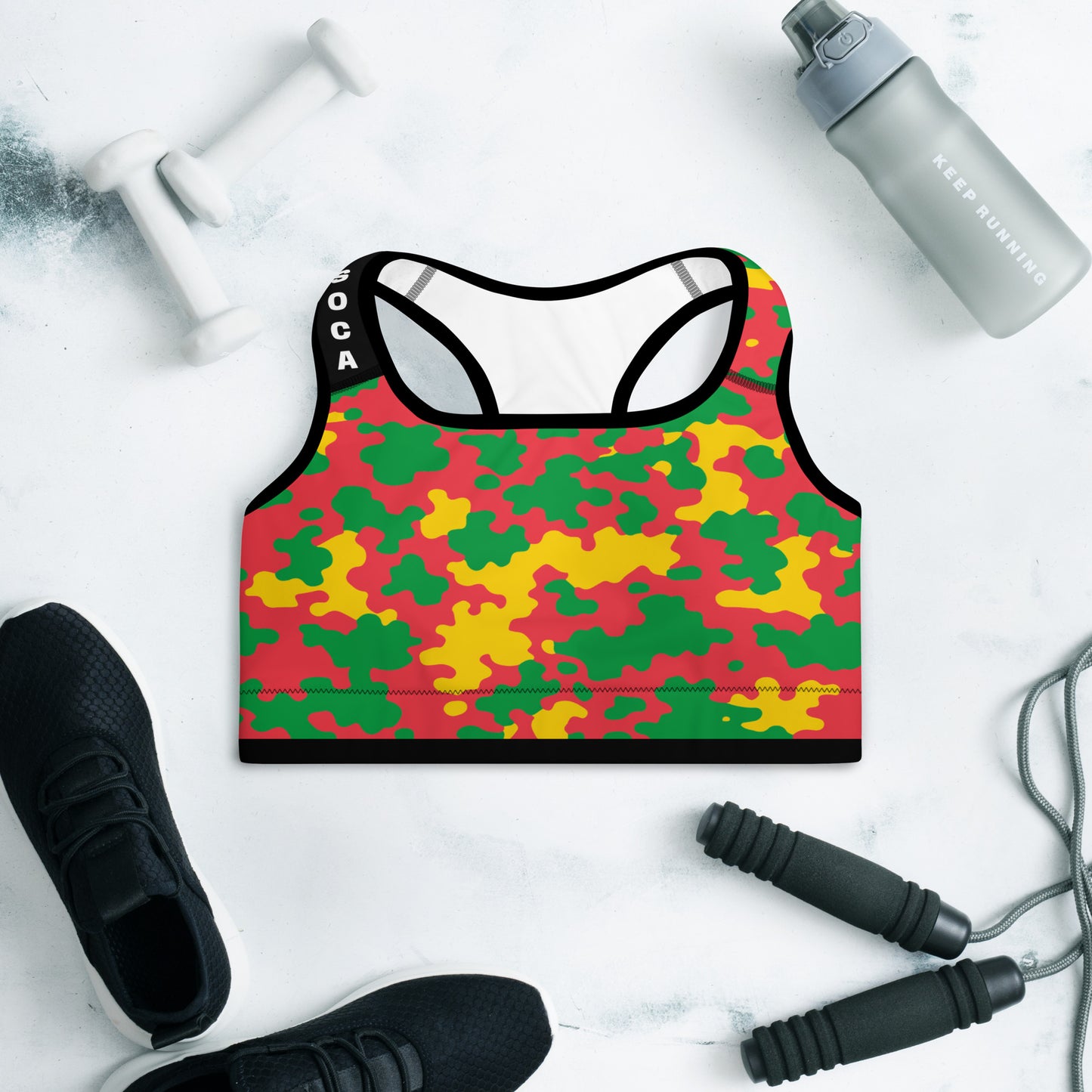 Grenanda CAMO Padded Sports Bra