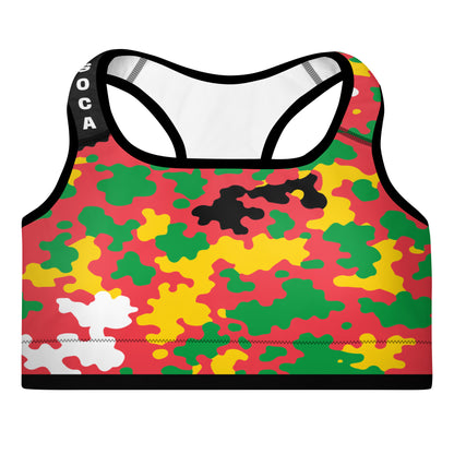 Guyana CAMO Padded Sports Bra