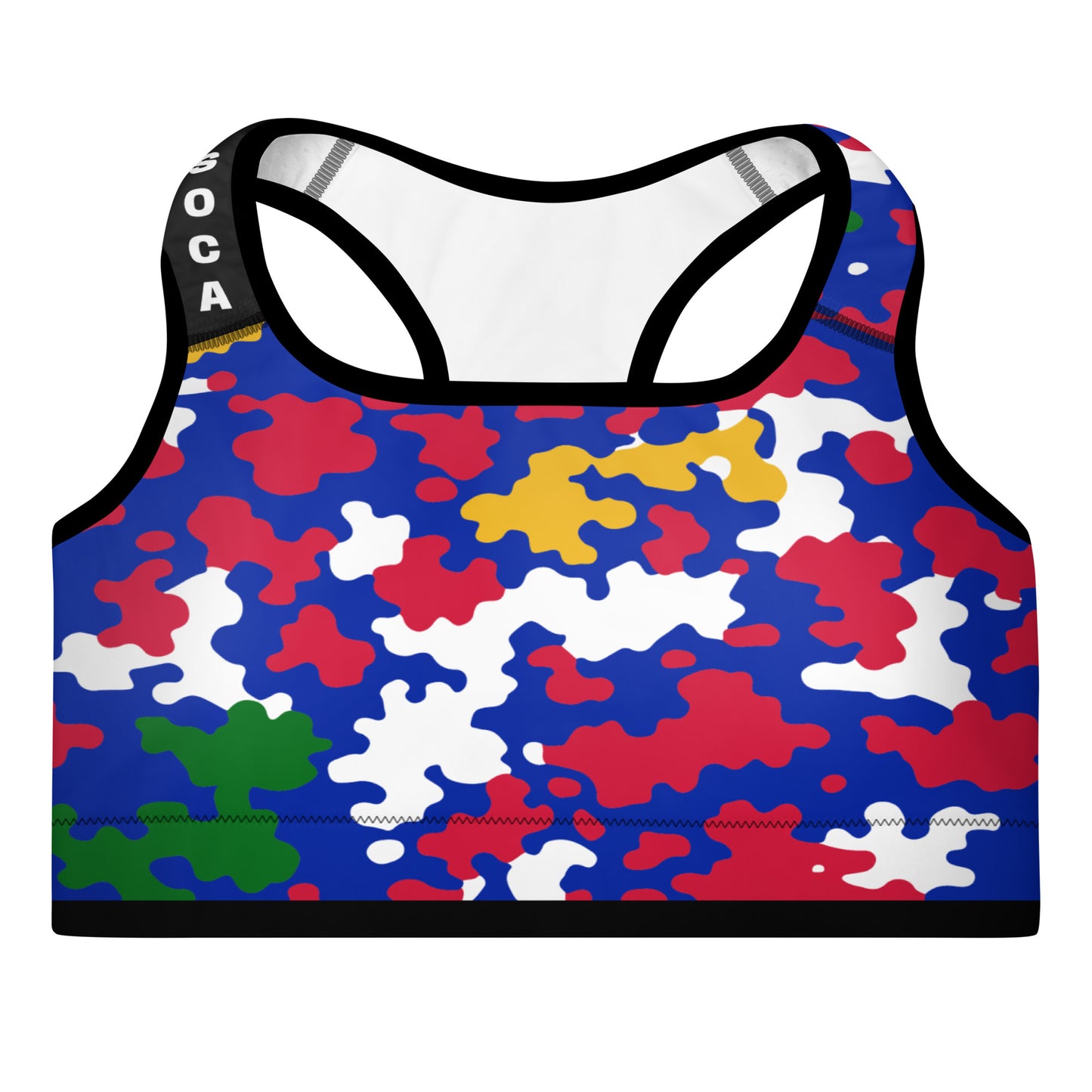 Haiti CAMO Padded Sports Bra