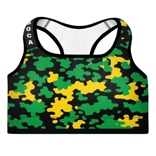 Jamaica CAMO Padded Sports Bra