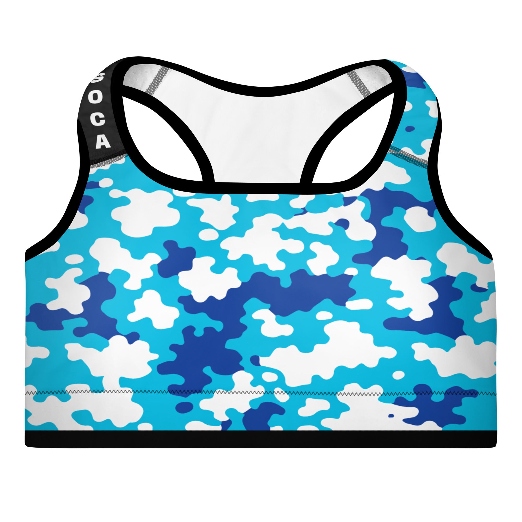 Rotan Honduras CAMO Padded Sports Bra-Fete Massive