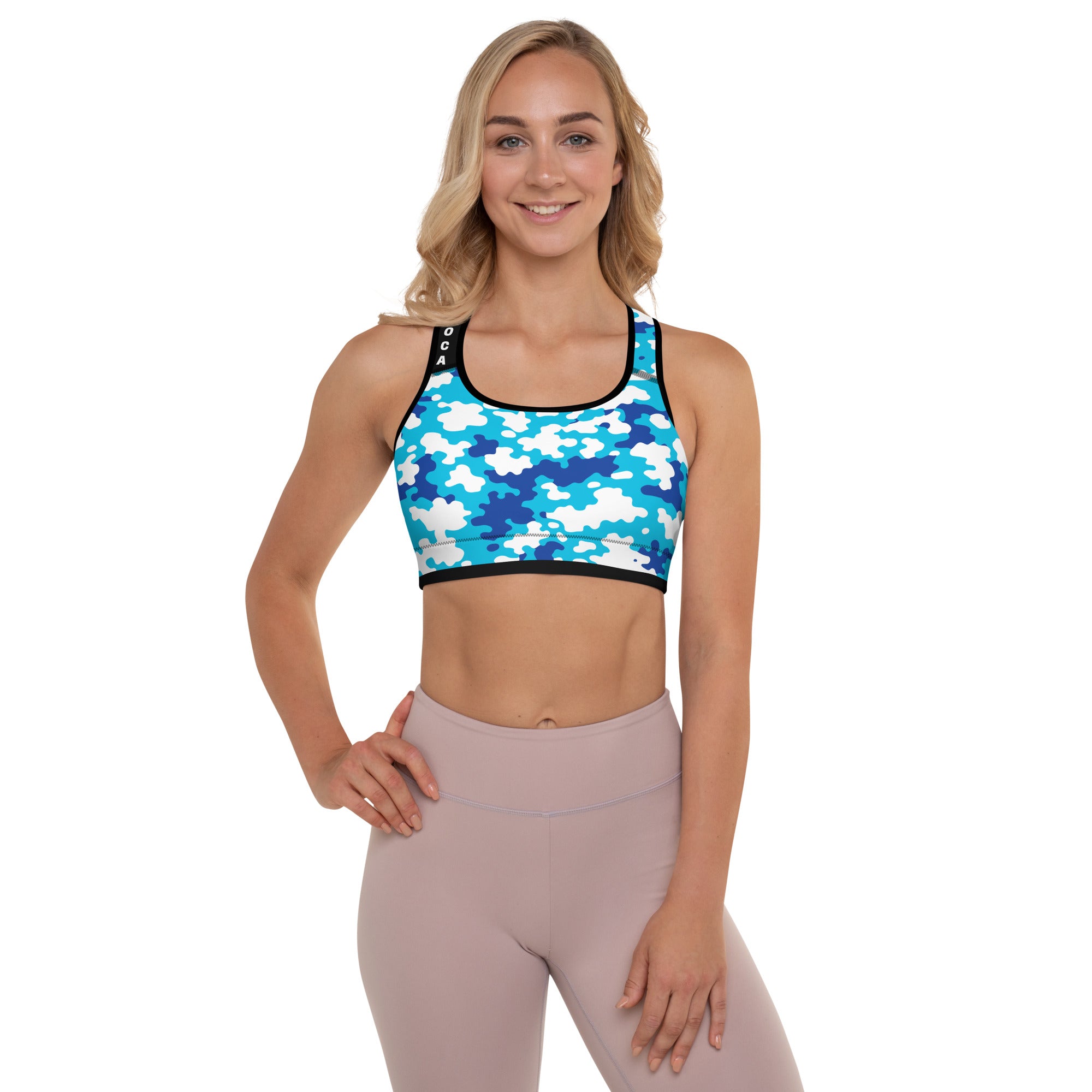 Rotan Honduras CAMO Padded Sports Bra-Fete Massive