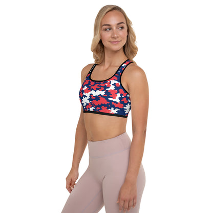 Cayman Islands CAMO Padded Sports Bra