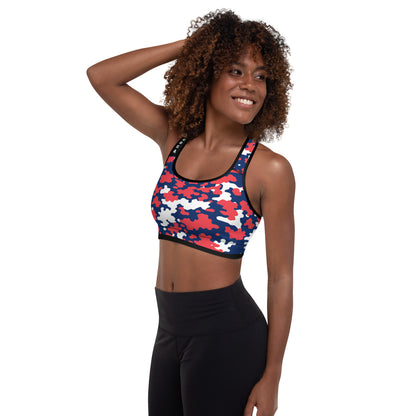 Cayman Islands CAMO Padded Sports Bra