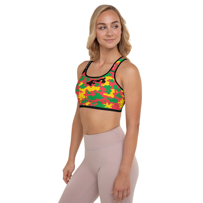 Guyana CAMO Padded Sports Bra