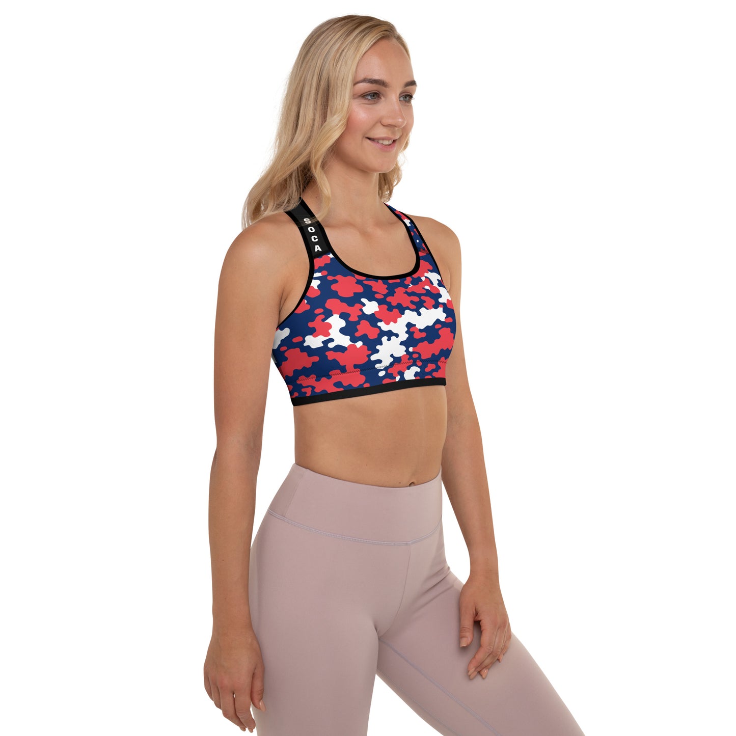 Cayman Islands CAMO Padded Sports Bra