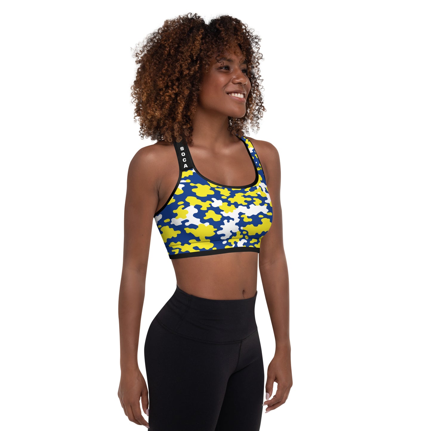 Curacao CAMO Padded Sports Bra