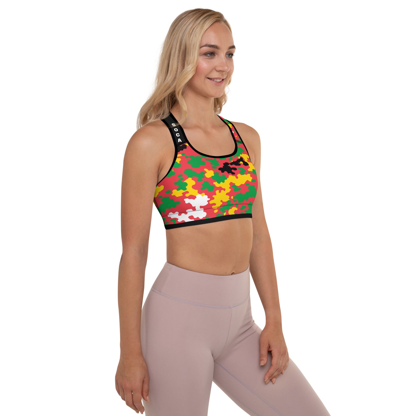 Guyana CAMO Padded Sports Bra