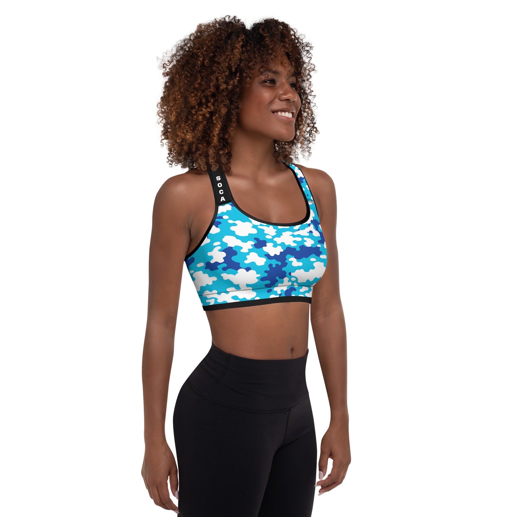 Rotan Honduras CAMO Padded Sports Bra-Fete Massive