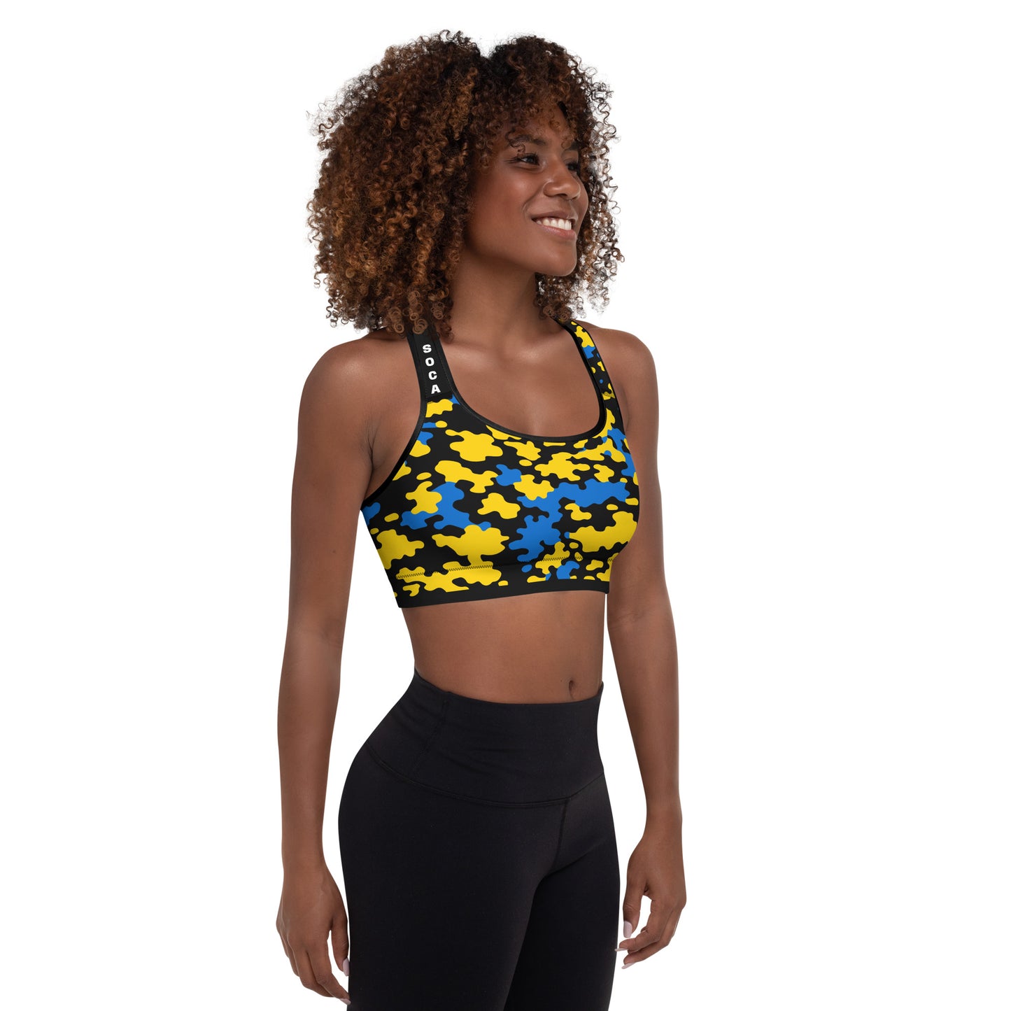 St. Lucia CAMO Padded Sports Bra