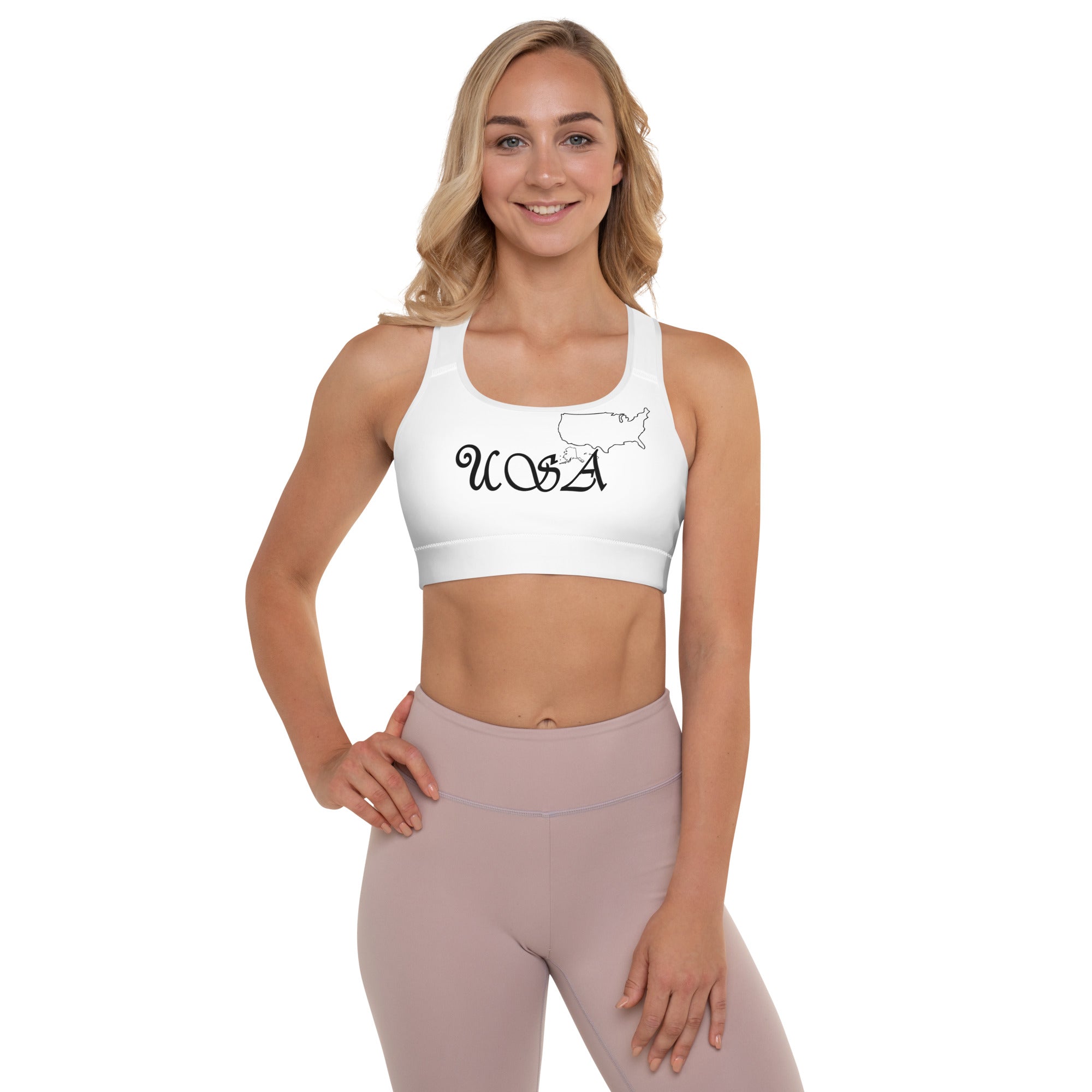 Represent USA Padded Sports Bra-Fete Massive