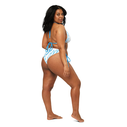 Wing Flex string bikini - Blue