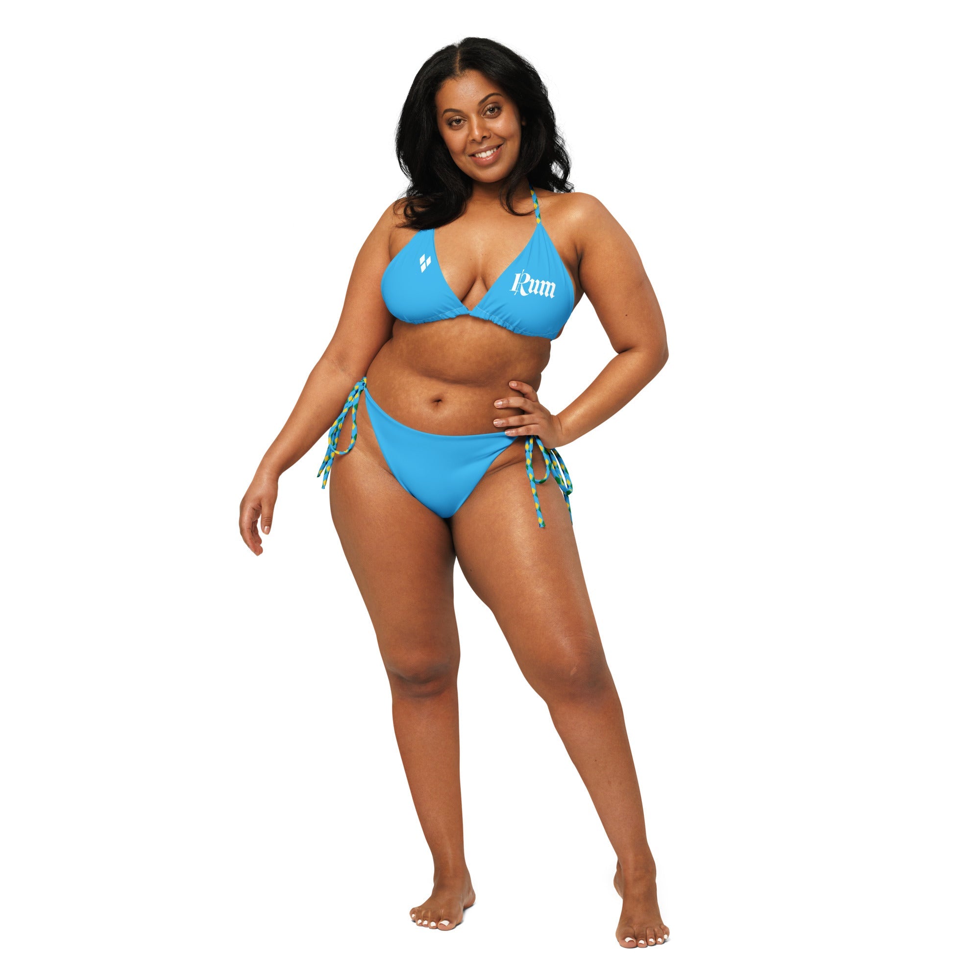 Rumkini - String Bikini Set - UPF 50+ multiple colors available & Sizes up to 6XL-Fete Massive