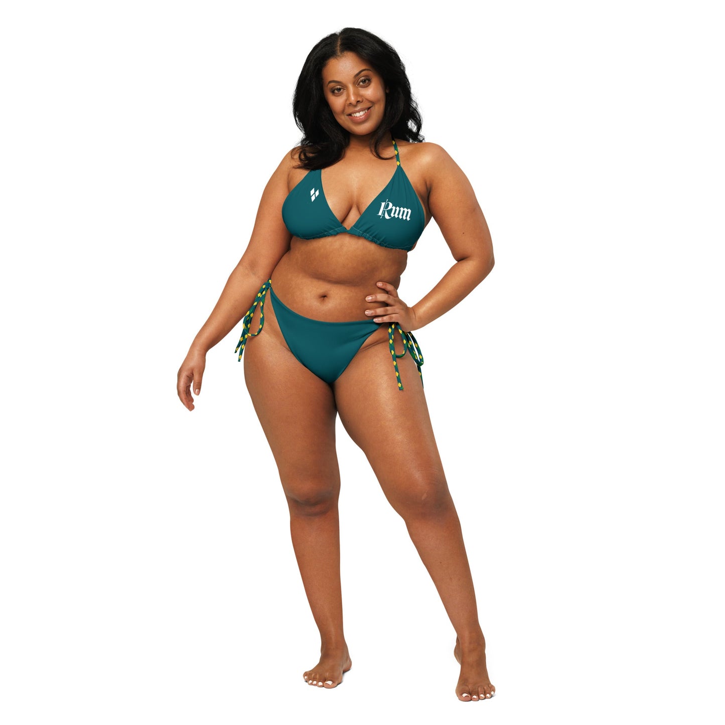 Rumkini - String Bikini Set - UPF 50+ multiple colors available & Sizes up to 6XL