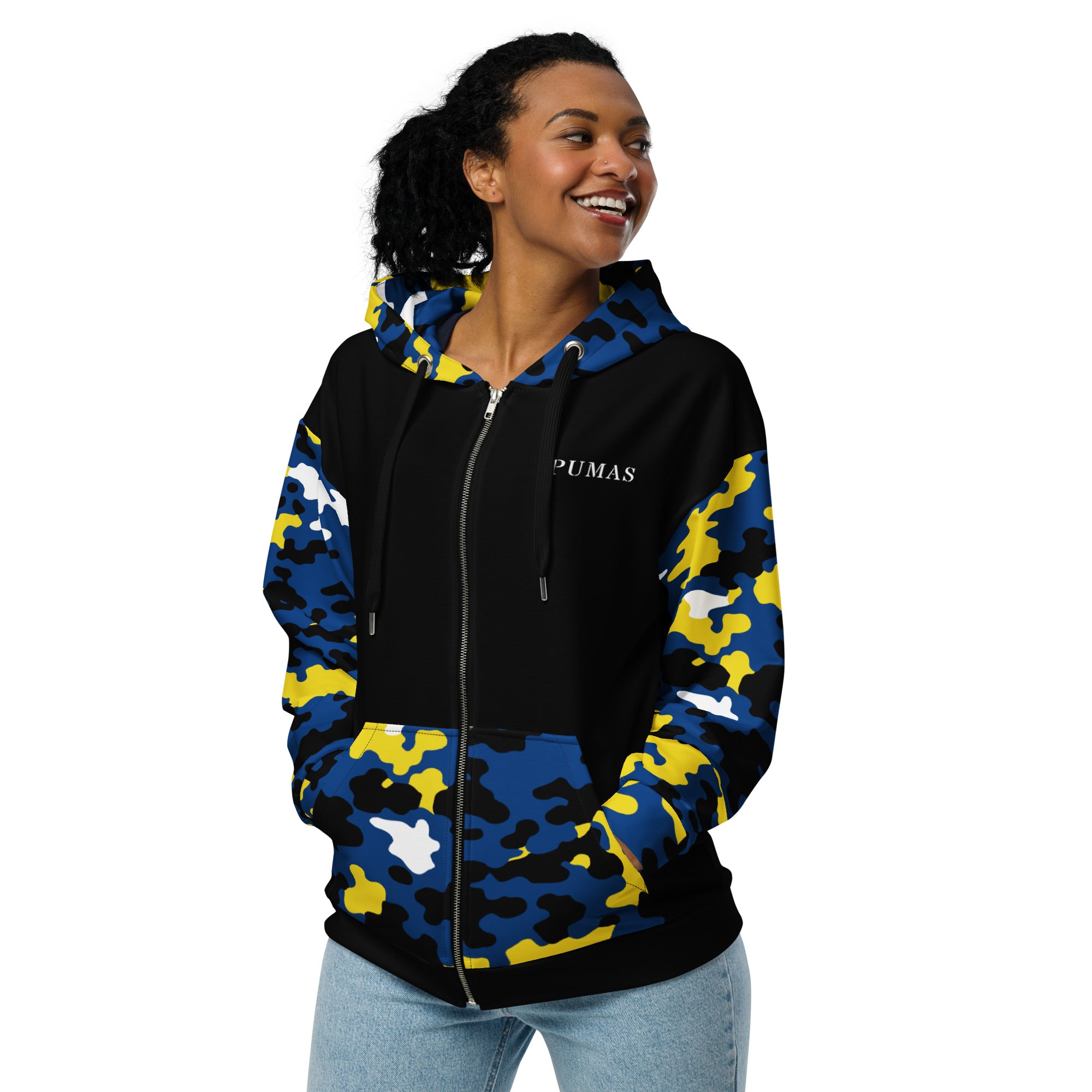 Unisex zip hoodie-Fete Massive