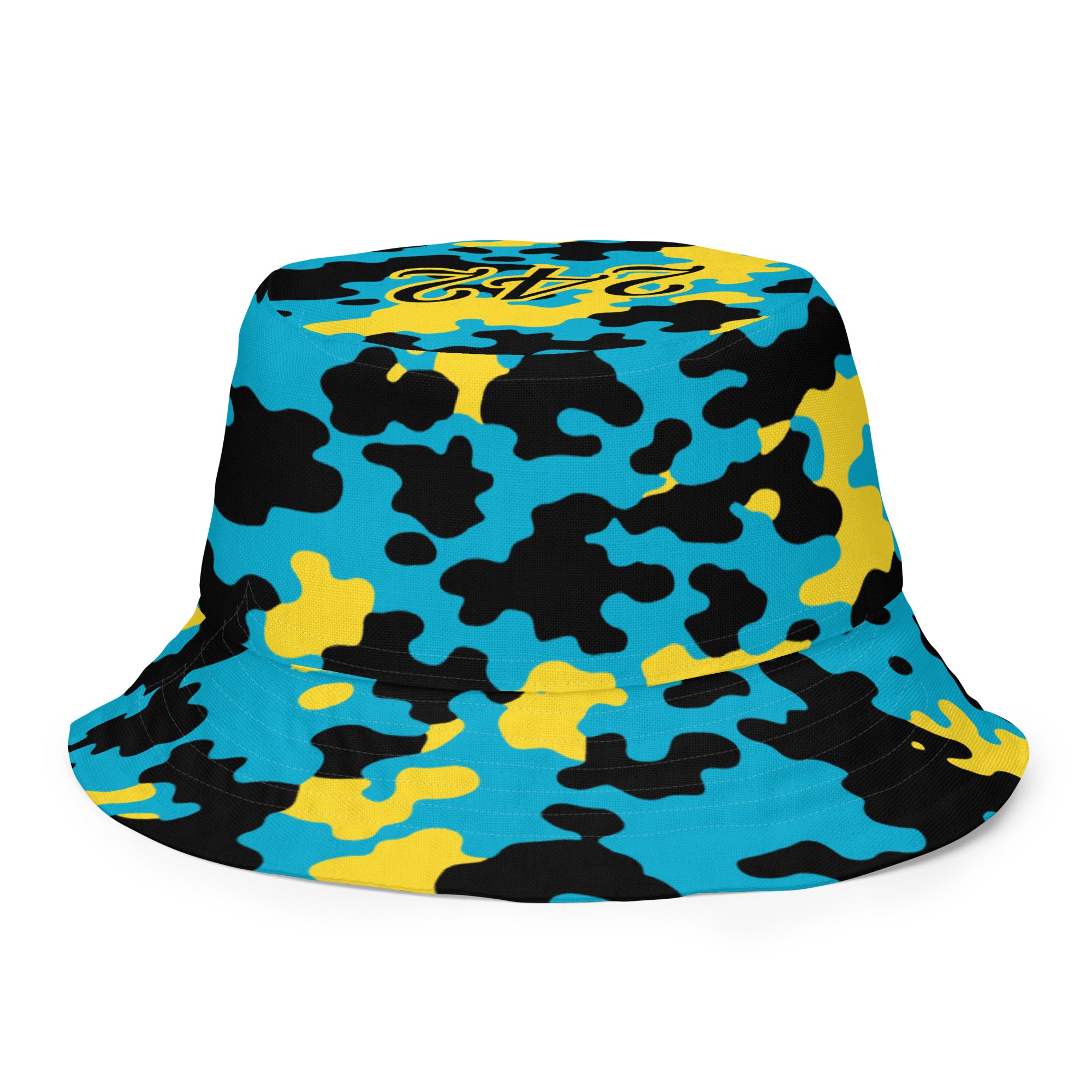 Bahamas CAMO Reversible bucket hat-Fete Massive