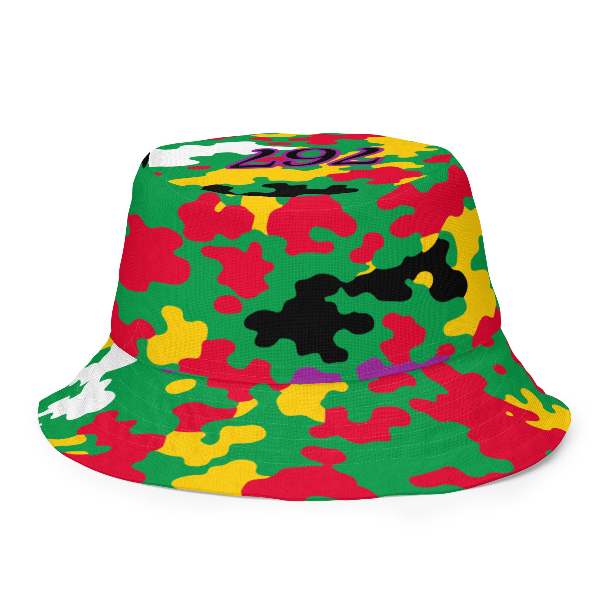 Dominica CAMO Reversible bucket hat-Fete Massive