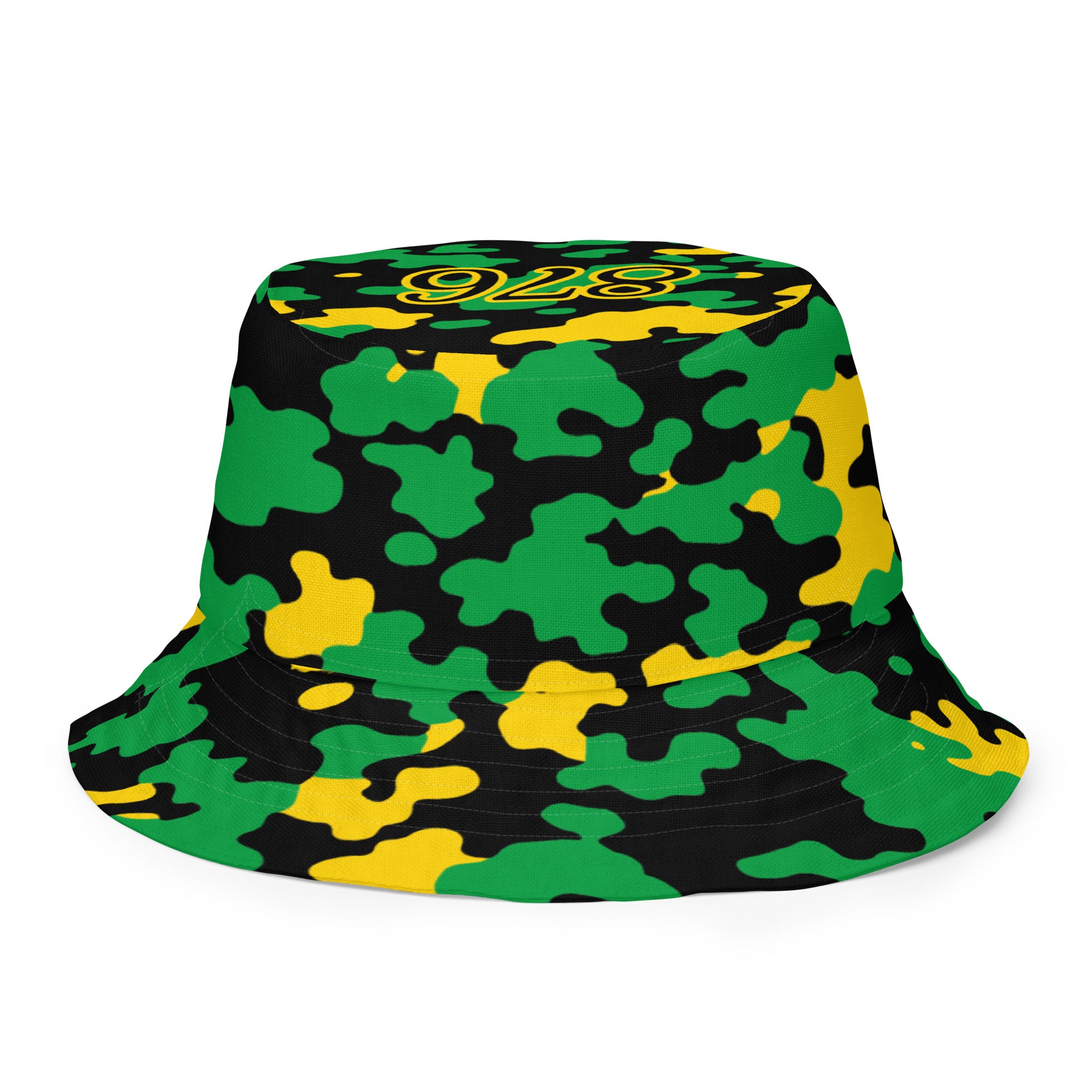 Jamaica CAMO Reversible bucket hat-Fete Massive