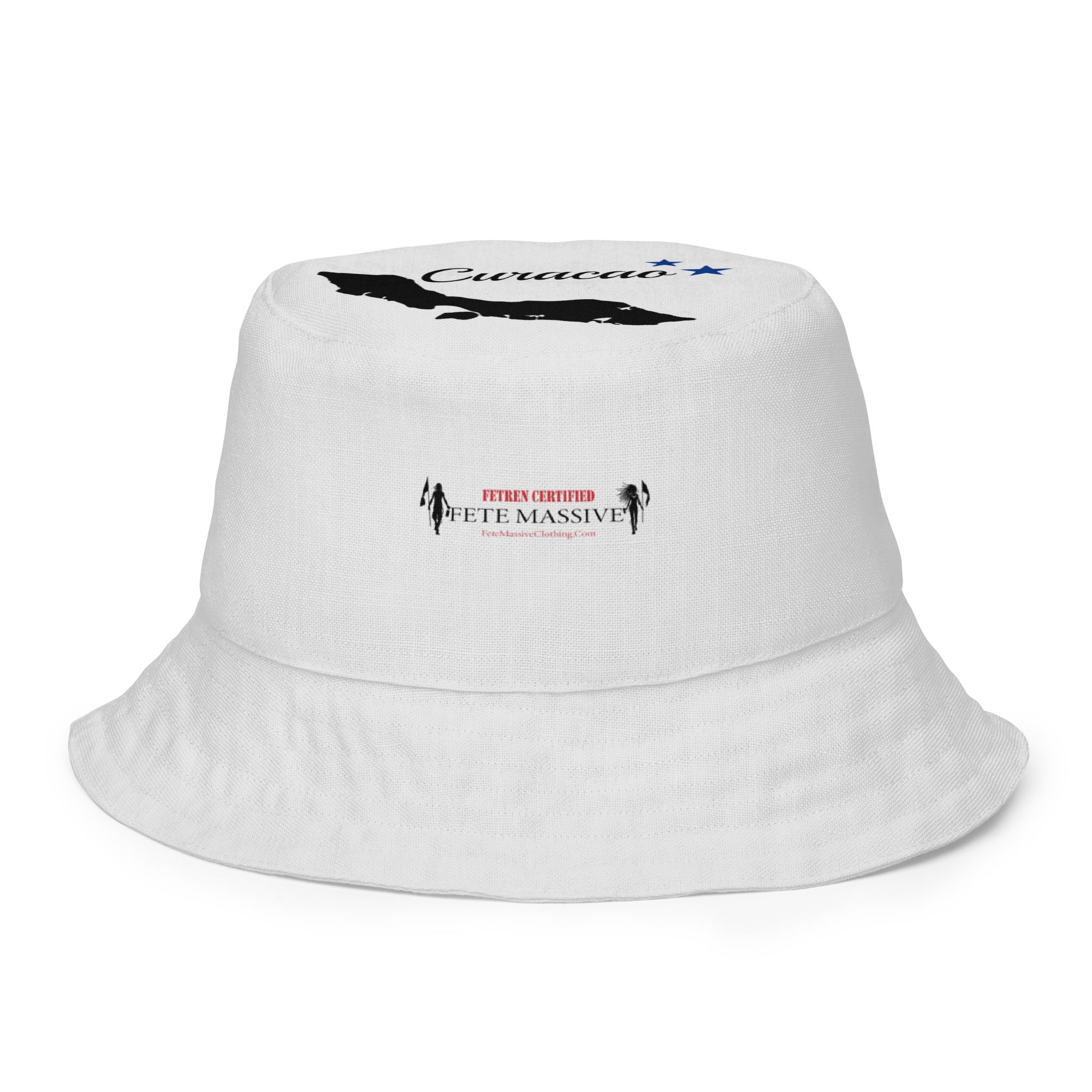 Curacao CAMO Reversible bucket hat-Fete Massive