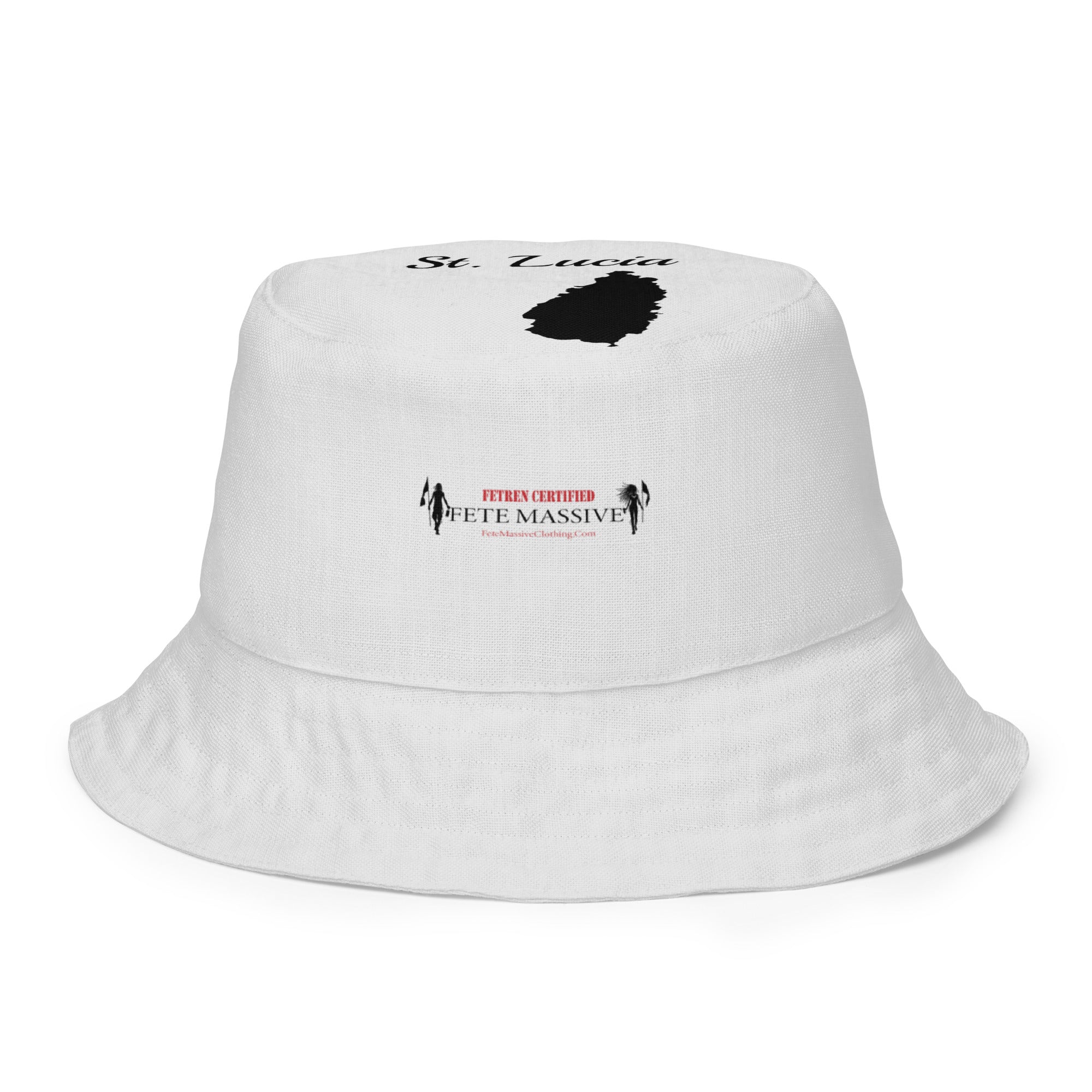 St. Lucia CAMO Reversible bucket hat-Fete Massive