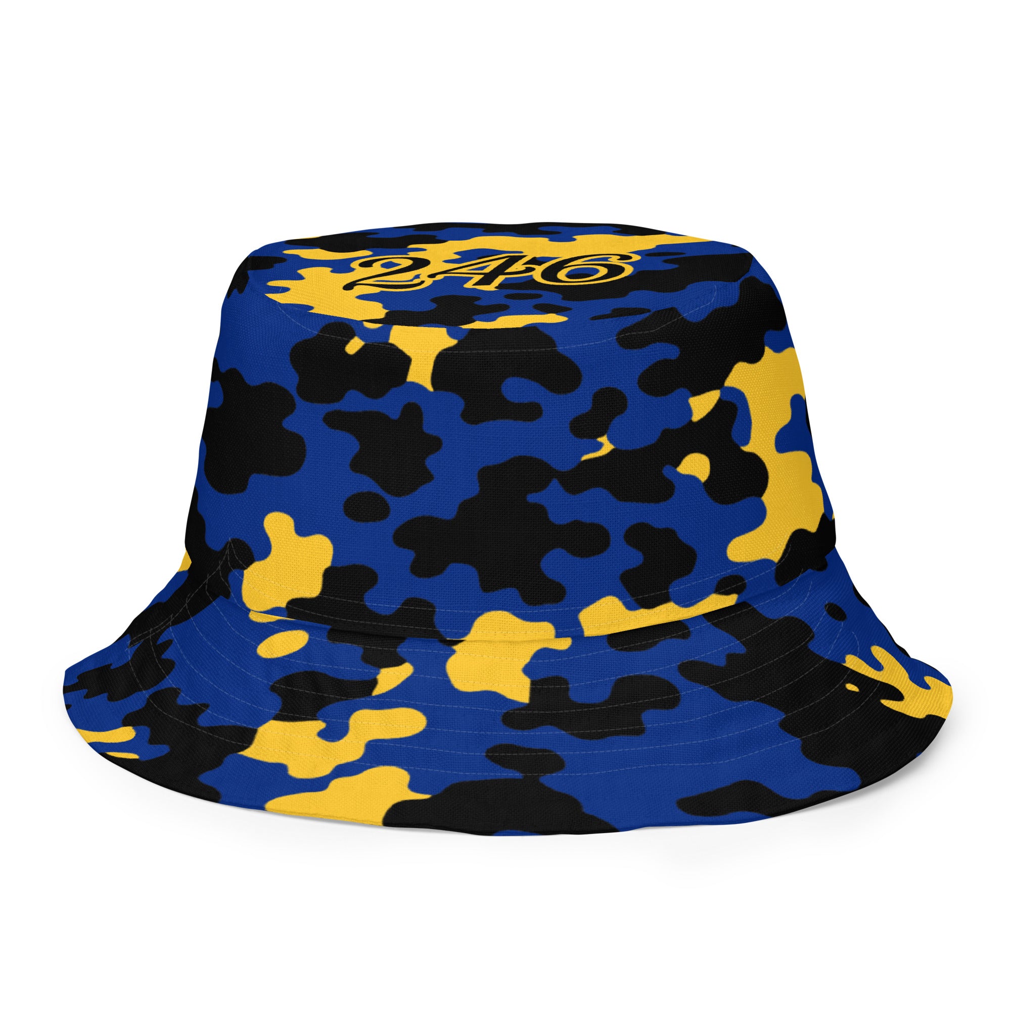 Barbados CAMO Reversible bucket hat-Fete Massive