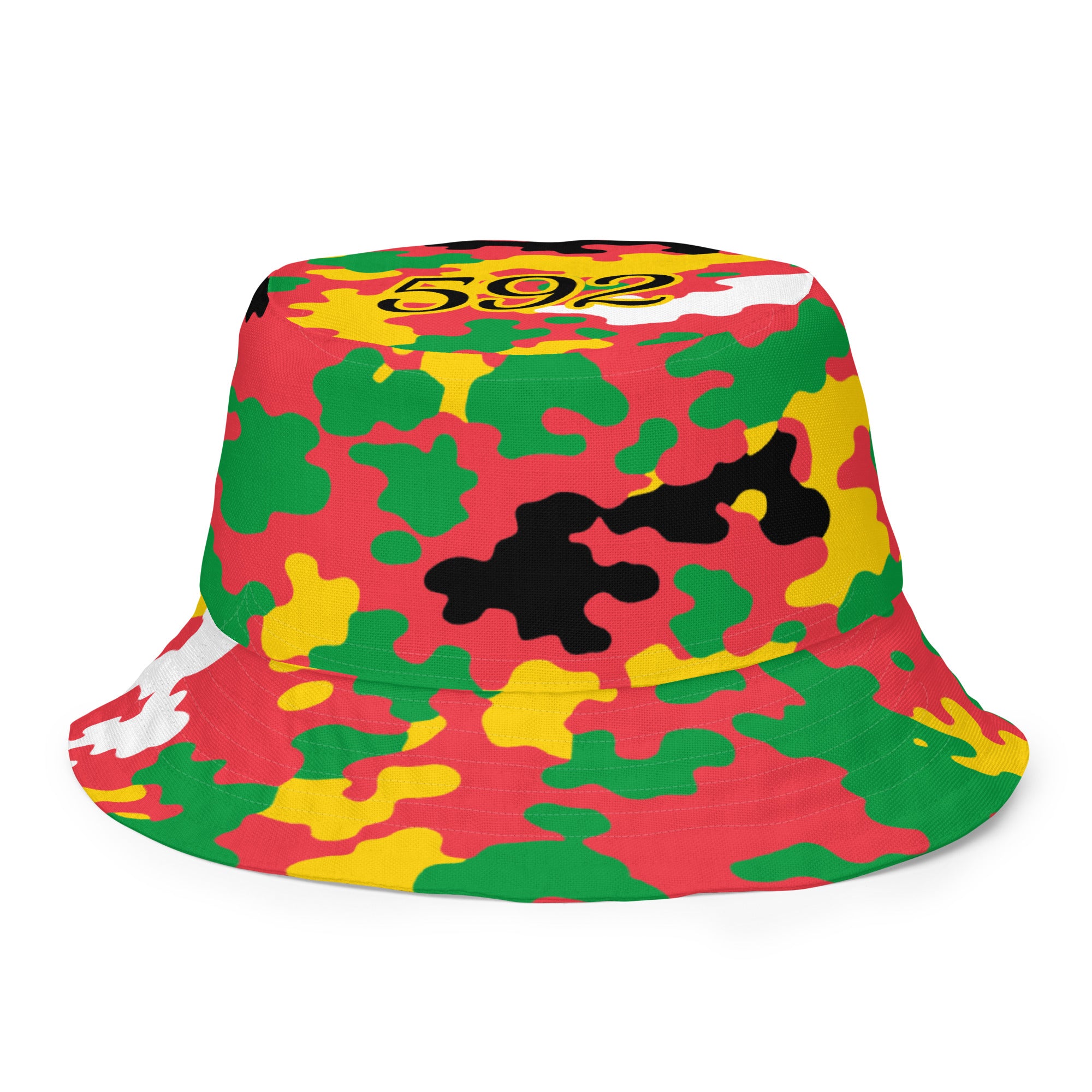 Guyana CAMO Reversible bucket hat-Fete Massive